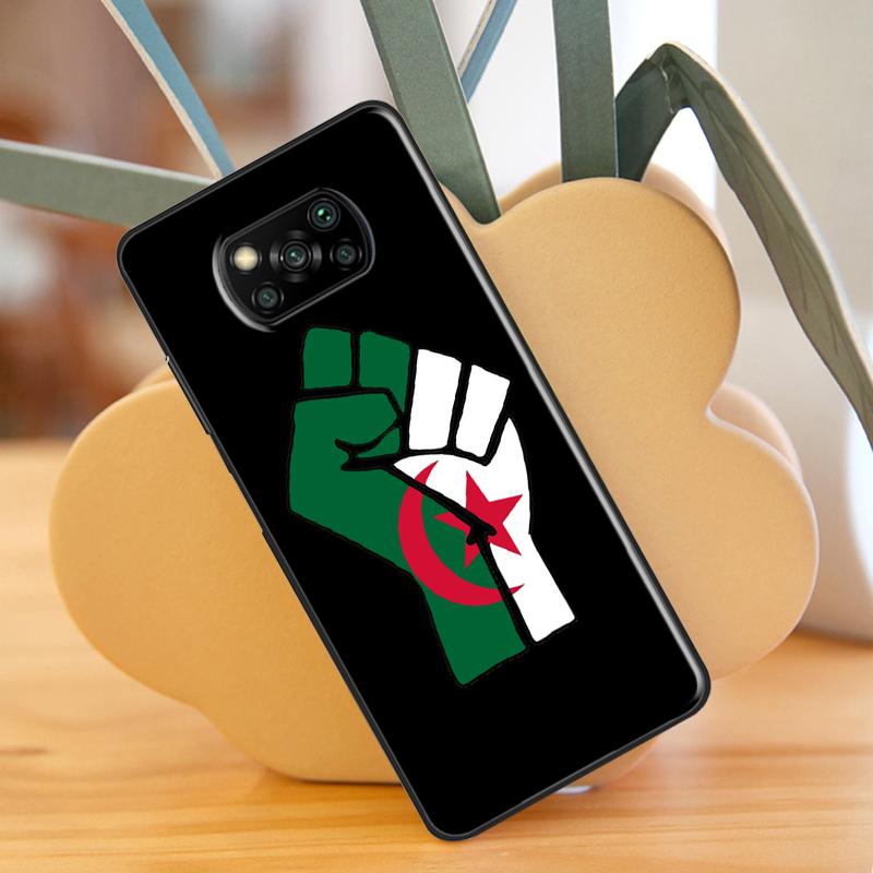 Algerian Passport Case For Xiaomi Mi 11 Lite 9T 10T 11T Pro POCO X3 Pro X3 GT F1 F2 F3 M4 M3 Pro Case Cover