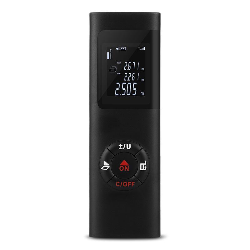 40M/60M Mini Smart Laser Distance Meter Measure Infrared Rangefinder USB Rechargeable Portable Handheld Laser Range Finder Tools