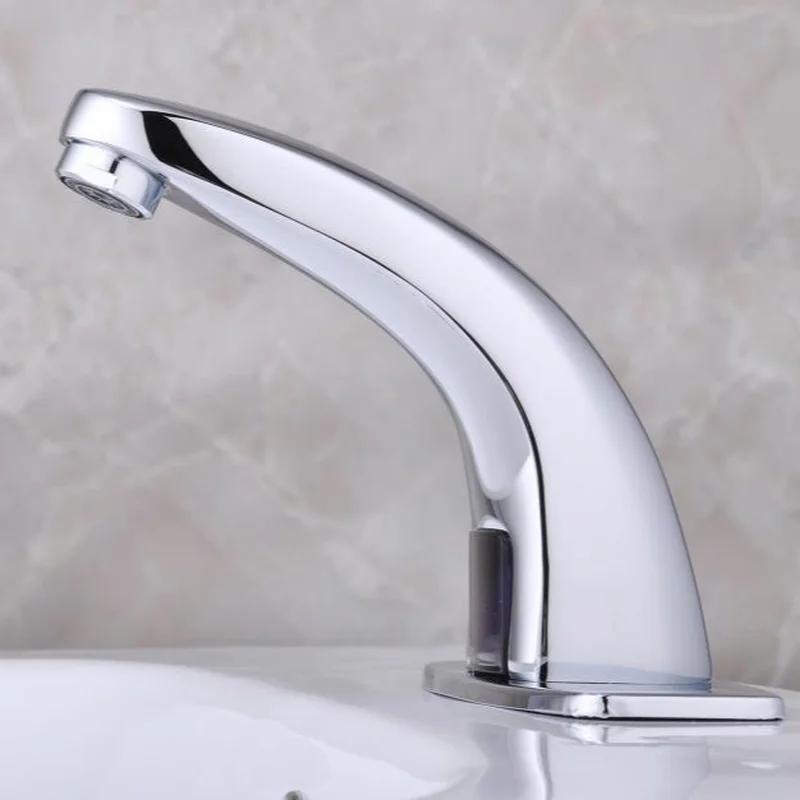 Hands Infrared Water Bathroom Basin Faucet Automatic Sink Mixers Sensor Tap