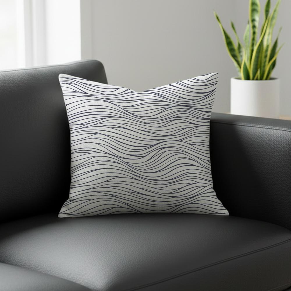 P-Printed Pattern Cushion Cover Natural Linen Pillowcase Set, All-In-One Decor For Sofa, Bedroom & Chair