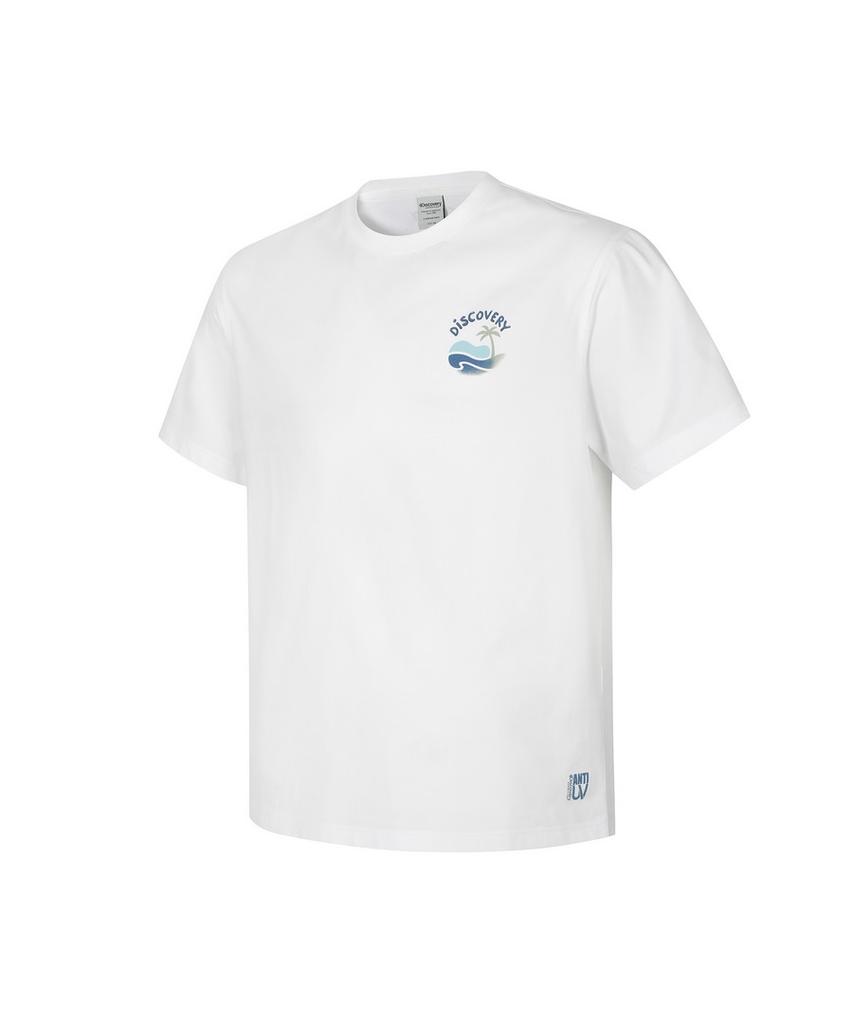 DISCOVERY EXPEDITION Hot Summer Essential Short Sleeve Water T-Shirt (White)