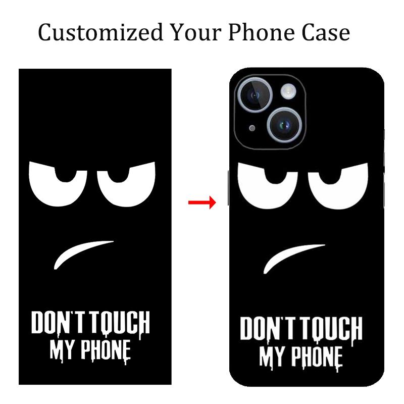 Personalized Picture Text Custom Case For iPhone 15 14 13 12 Pro Max 11 XR 8 7 Plus Skin-Friendly Silicone Full Protection Cover