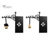Modernes Bücherregal Zubehör 3D Gedrucktes Geisterlicht, Warme LED Bibliothek Lampe mit Vintage Straßen Heim Büro Regal Dekoration Silhouette, Dekoratives Buch