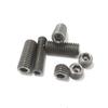 TA2 Pure Titanium Hex Socket Flat Head Screw - M4/M5/M6/M8/M10/M12 Grub Screw, Headless Design