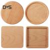 Cup Coaster Non Slip Versatile Wooden Beverage Drinking Coffee Coaster Kitchen Supply