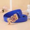 Fashion Stylish Womens Versatile Automatic Buckle Decorative Denim Belt For 2024