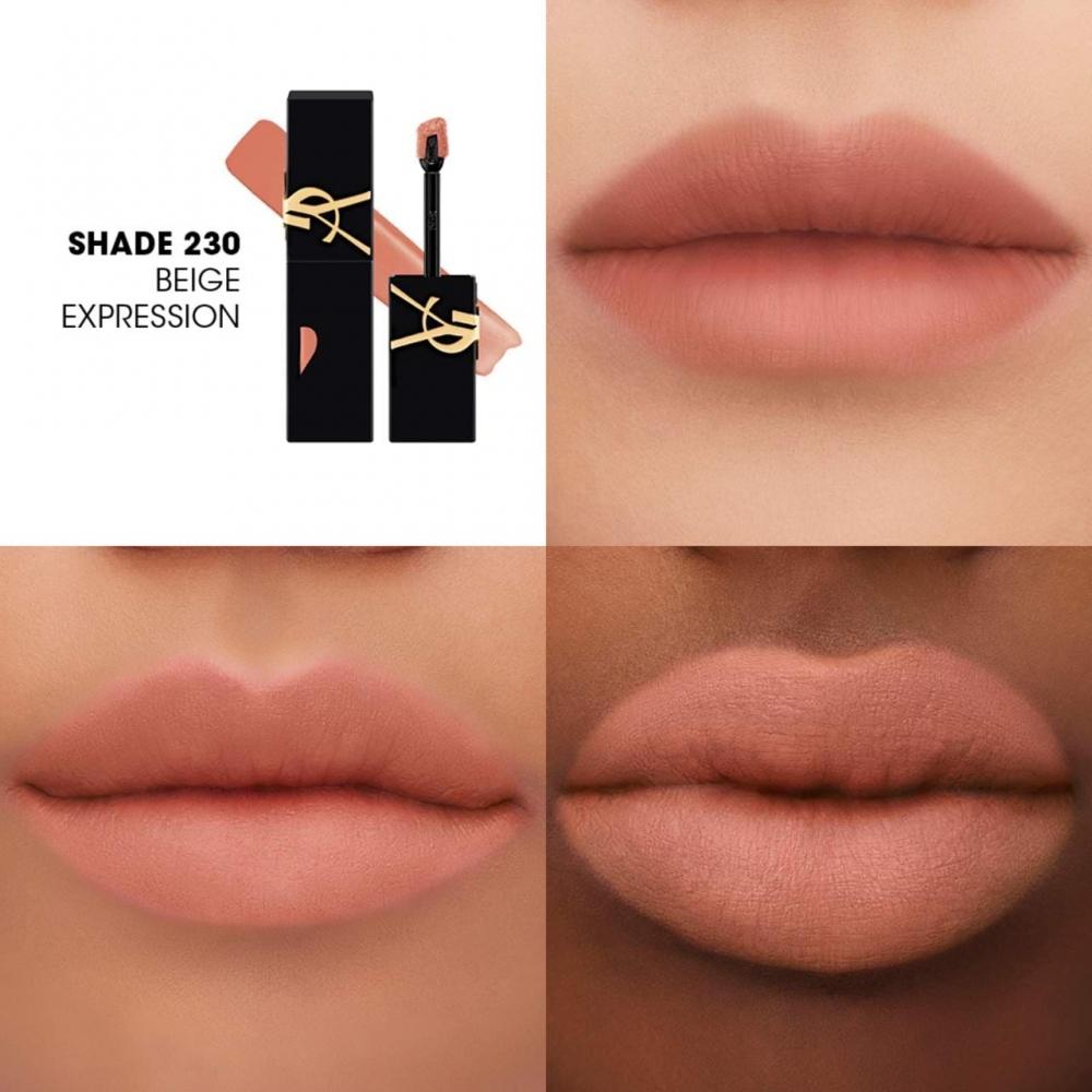 Yves Saint Laurent The Inks Blurring Matte Liquid Lip Stain 0,18 Unzen   5,5 ml 230 Beige Expression Helles Pfirsich Nude