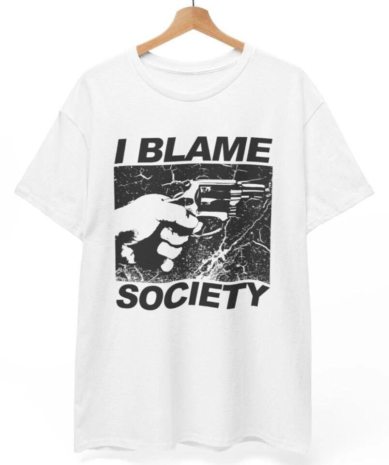I Blame Society Shirt Totally Fu Ked Up Gregg Araki Cult Film 90s Goth S
