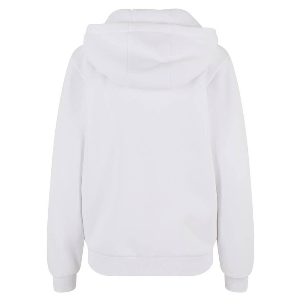 Build Your Brand Womens/Ladies Fluffy Full Zip Hoodie