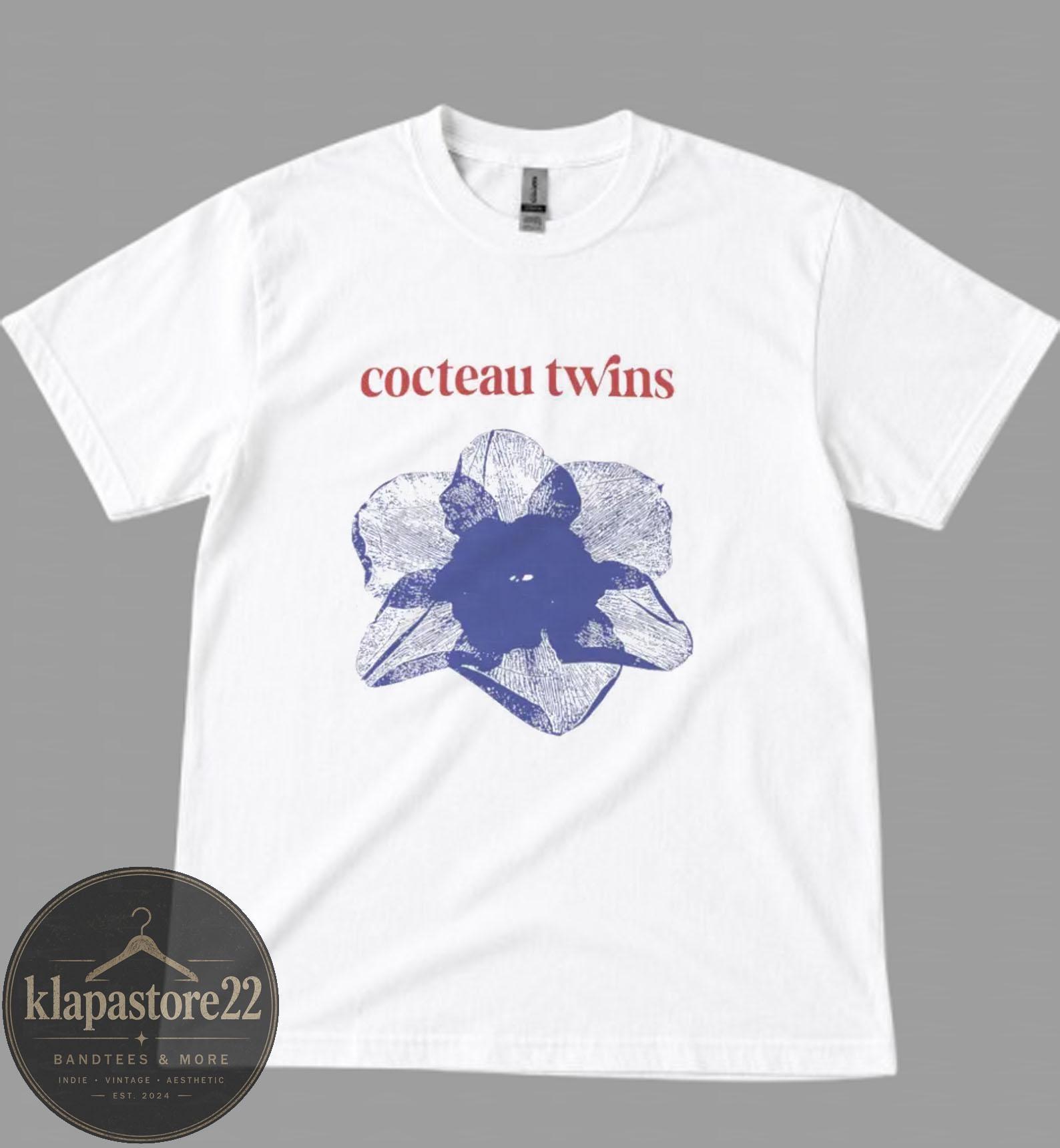 Cocteau twins T-Shirt,Graphic Tee, 90s Style Cotton T-Shirt, Band Merch UnisexTee S