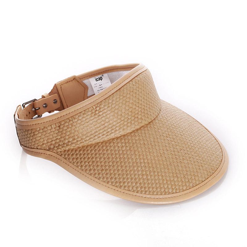 Summer South China, Children's Empty Cap, Leather Parent-Child Papyrus Shade Adult Baseball Cap, Men and Women