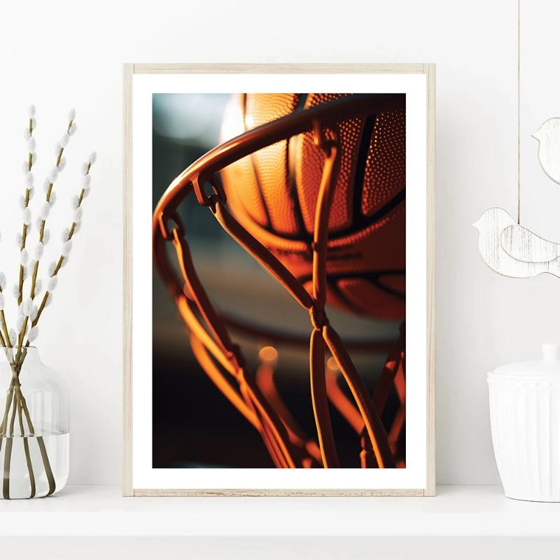 

Basketball Dream Inspirational Quotes Canvas Wall Art Painting Poster for Players Fans Living Room Boy Bedroom Home Decor Mural 21cm×30cm NoFrame