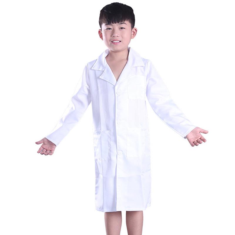 

Science Lab Student White Coat Halloween Carnival Party Doctor Cosplay Costume Suitable For Height 100-170cm 110