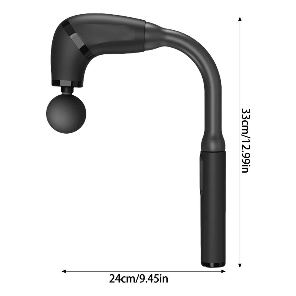 Fascia Guns Electric Massage Guns with Extension Handle Percussion Massager Hammer for Back Neck Waist Leg Back Massager