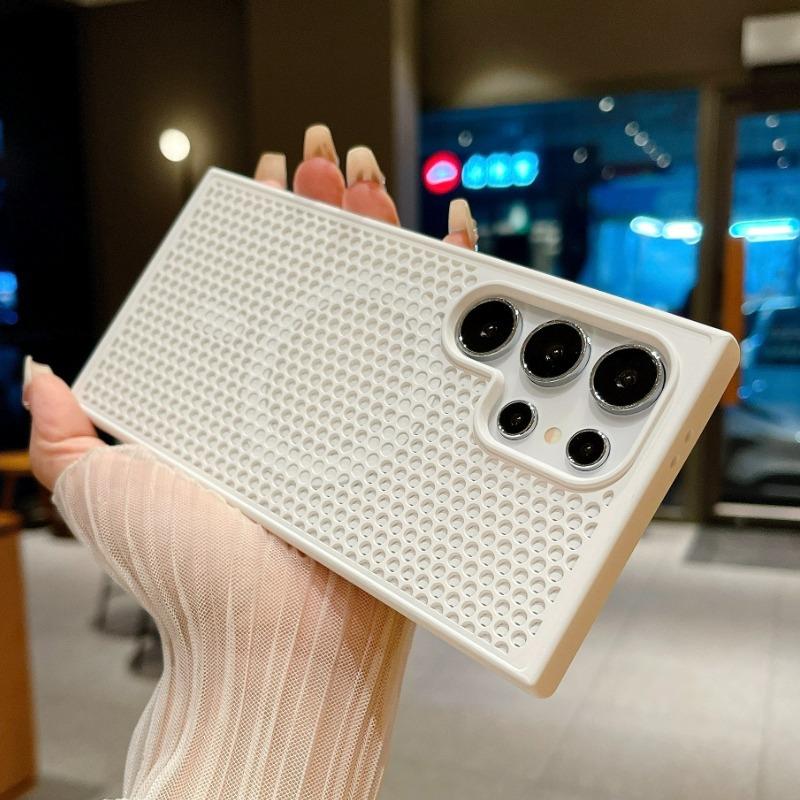 Trojrozměrné Duté Vhodné pro Pouzdro na Mobilní Telefon Samsung S25 Ultra Magnetické Absorpční S23FE Matné Chlazení S24Plus Ochranné Pouzdro