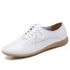 Damenschuhe Hohe Qualität Weiches Leder Freizeitschuhe Leichte Gehslipper Schnür-Oxford-Schuhe Damen Ballerinas Mokassins
