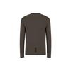 Emporio Armani EA7 Unifarbenes Rundhals-Langarm-T-Shirt Herren Oberteile Dunkelgrün 8NPT55-PJM5Z-1866