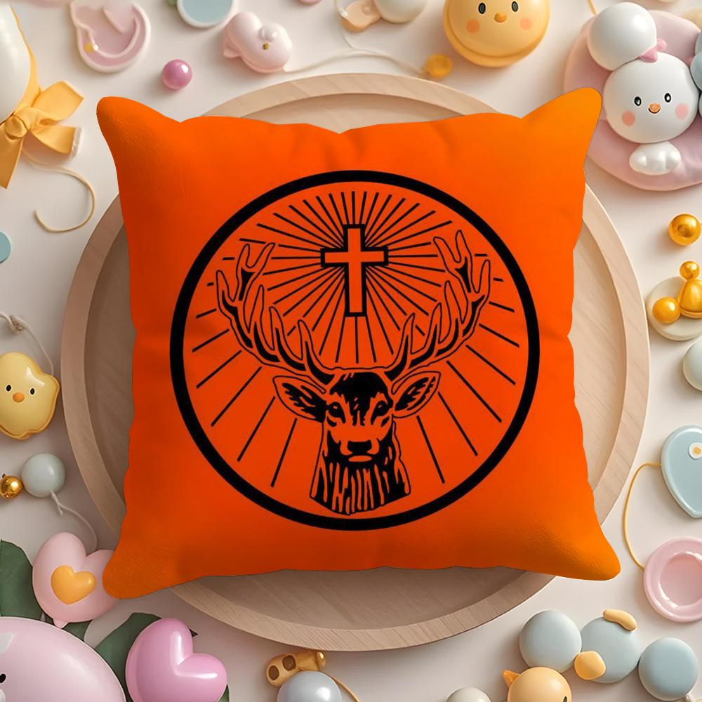 J-Jager-M-Meisters-S Cushion Cover Short Plush Double-Sided Printing Home Machine Washable In Warm Winter Pillow Case