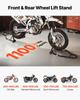 Motorcycle Front & Rear Stand Lift 1100 lbs Spoolift Paddock Swingarm Arm