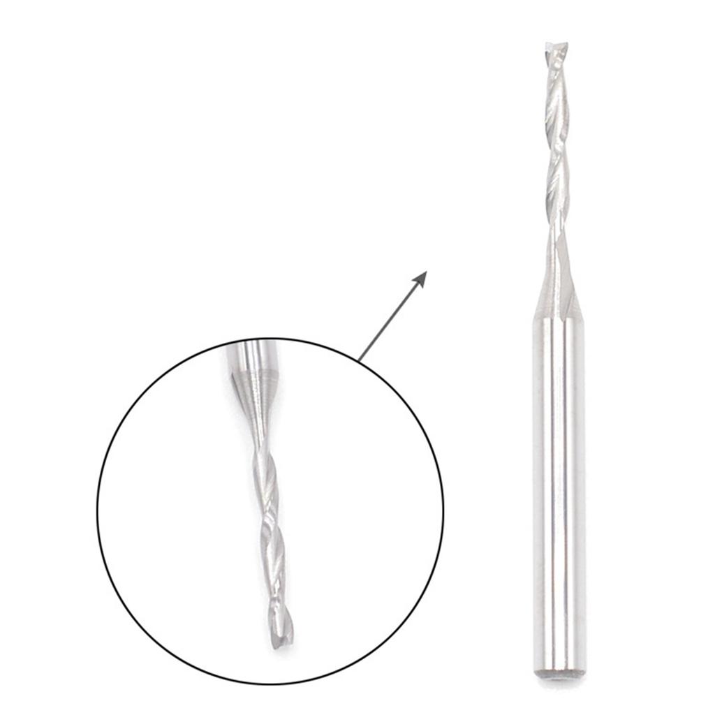 2 Flute Spiral End Mill Robust Incisive High Efficiency Wear Proof Tungsten Steel Milling Cutter