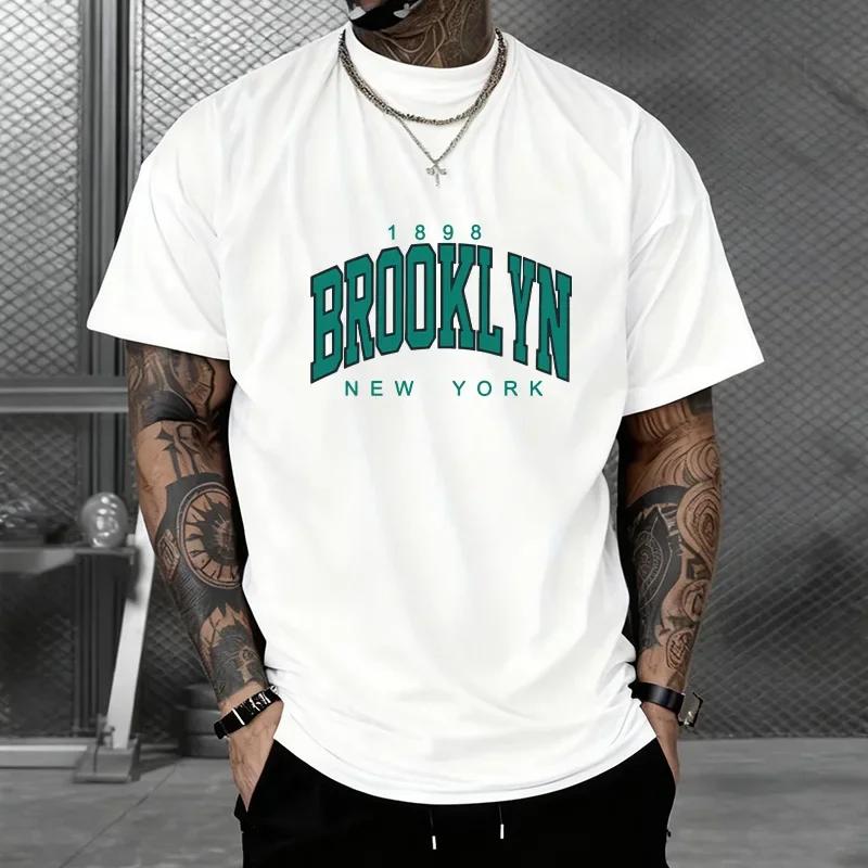 Hot Sales Mens Tshirt Cotton Printing Short Sleeved Daily Casual Tees Outdoors Sports Jogging Man Clothing Loose Soft Tshirt