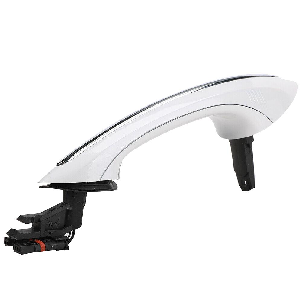 4X Outer Outside Exterior Comfort Access White Door Handle Set For BMW 5 6 7 Series F07 F10 F11 F06 F12 F13 F01 F02 51217231931