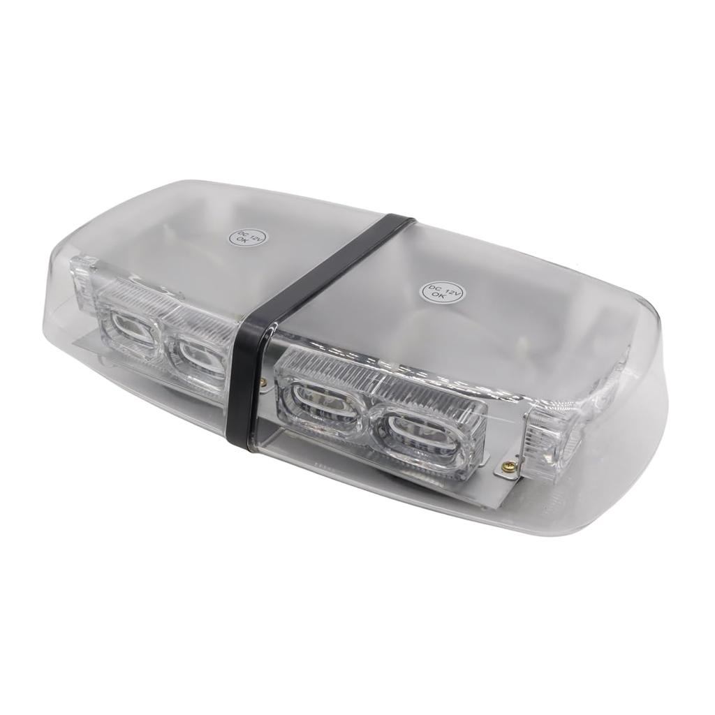 SZYUMO 36 LED Truck Police Warning Lights Lamp Blue Magnet Base 36W DC Car Roof Flashing Strobe Emergency Light Bar 12-24V