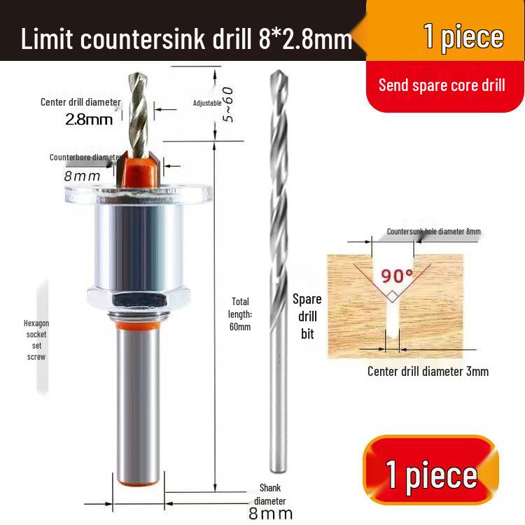 Woodworking Edge Banding Hole Punchers & Angle Pliers with Countersink Drill Bits & Manual Hole Punch Machines