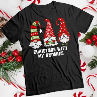 Lustige Weihnachtsgnome Herren und Damen Weihnachts-T-Shirt #MC