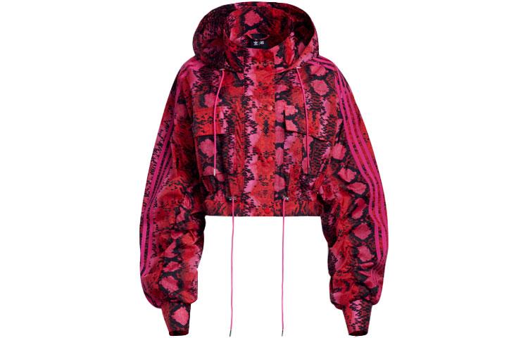 adidas Originals IVY PARK Jackets Unisex Bright Pink Red Hooded Moderate Other HM6176