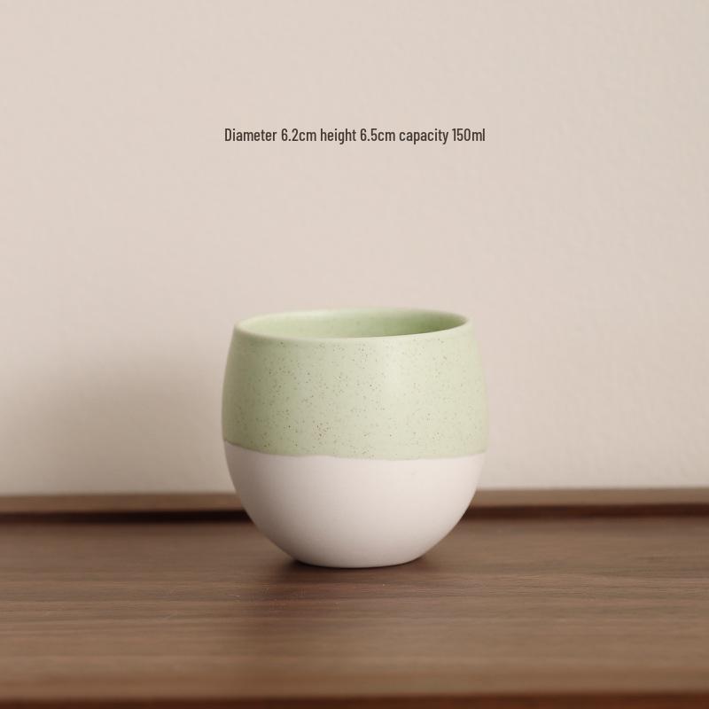 

Японская керамическая чайная чашка - Ретро глазурованная керамика для чая или кофе 150 ml