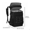 Large Insulated Backpack Chiller Portable Camping Multiple Pockets Thermal Meal
