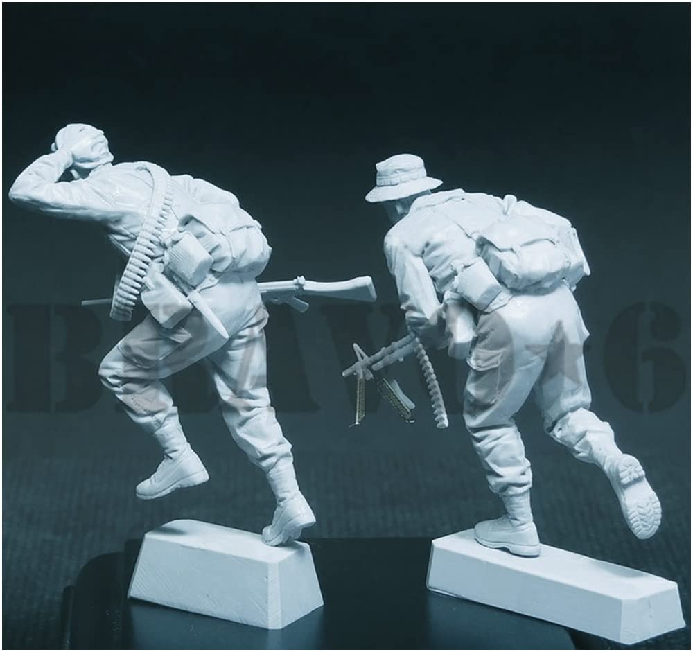 Bravo6 Vietnam War Australian Army RAR Infantry 4 Firepoint Mobile Machine Gun Team Resin Kit 1/35 B6-35342