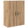 Highboard 2 pcs Artisan Oak Engineered Wood and Glass