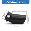 Vehicle Muffler Exhaust Pipe Enthusiasts 63mm Stainless Steel Tailpipe Rustproof Suitable for Improved Appearance Sound