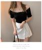 2024 Plus Size High Waist A-Line Irregular Mini Bodycon Skirt - Slimming and Anti-Exposure Design for Petite Figures