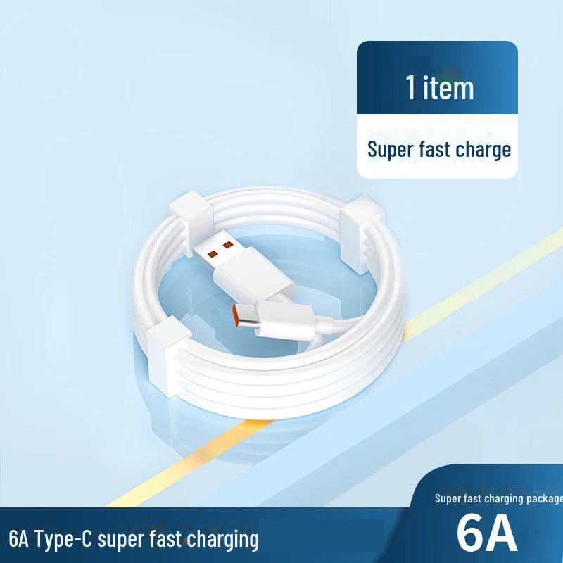 Compatible with Huawei 66W Super Fast Charger for P40/Mate30pro, Honor V40/Nova, 6A Fast Charging Cable.