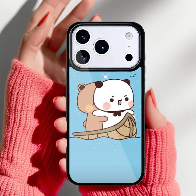 Cute BuBu DuDu Phone Case for iPhone 17 16 15 14 13 Pro Max Back Cover for 12 11 Pro Coque