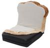Cellutane Reclining Floor Chair with Memory Foam and Washable Cover, Made In Japan, Model DPN1a-14-Tier-359WH+PN1-92BK