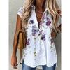 Summer Fashion Breasted Lapel Short Sleeved Shirt For Women
