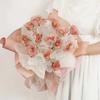 Perlenrand-Blumenpapier, Netz-Blumenpapier, Blumenstrauß-Netzpapier, Knitterwellen-Netz, Valentinstag