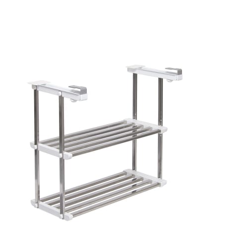 Extendable Under-door Shelving Unit, 2 Shelves, Width 55-95cm