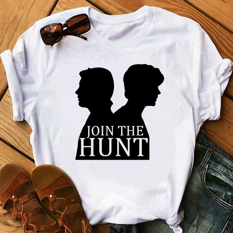 vintage Women T-shirt Carry On My Wayward Son Angel Wings Car Print Femme Supernatural T-shirt Summer Top Graphic T-shirt