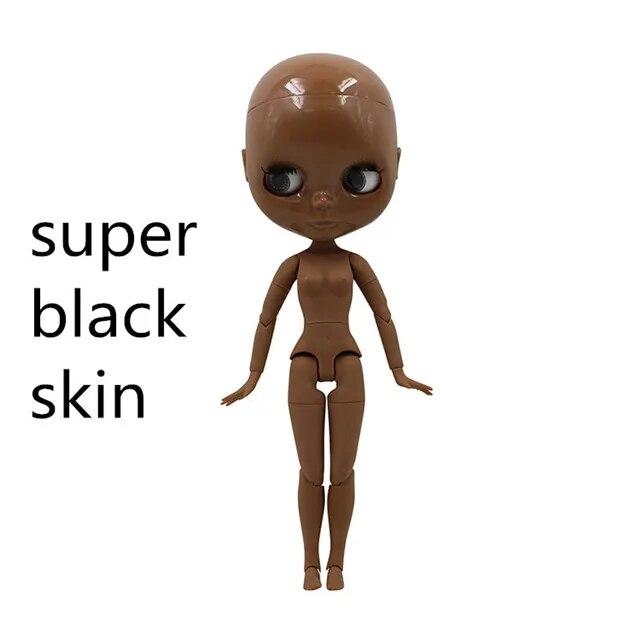 DBS Blyth Doll Bald Head Doll Big Breast Joint Body, the Scalp Is Loose, the Scalp Is Not Assembled