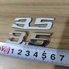 BXK3 ABS Plastic Chrome 3.5 V6 Letters for honda corsstour Car Fender Door Sticker Emblem Badge Logo 3D