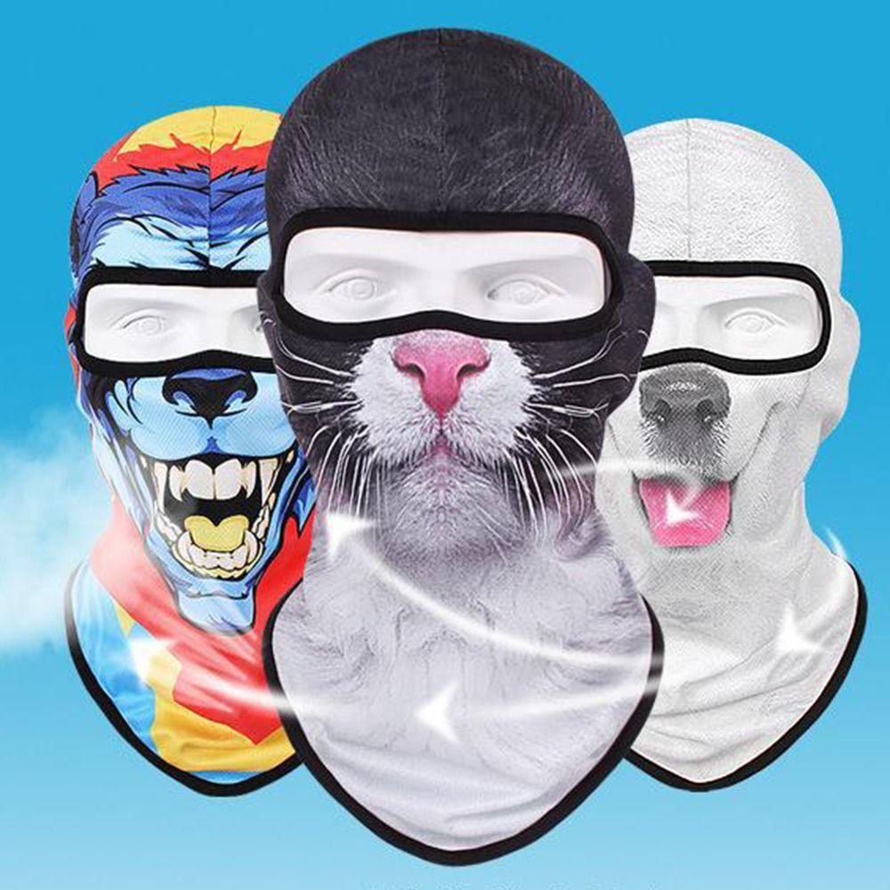 

Защита от ультрафиолета Милая Балаклава с животными Легкая шейная накладка 3D Маска для лица животного Катание на лыжах