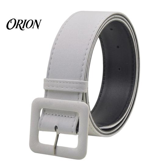 Waist Decor Fabric Covered Cincher with Square Buckle, Belt for Formal Coat Accessory Women, Adjustable Perforated Decorative Windbreakers Coats