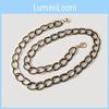 Womens Metal Chain Waist Chain With Carved Design For Casual Streetwear Fashion