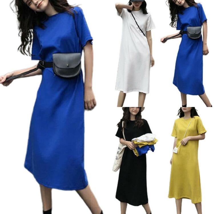 Long Shift Dress Ladies Casual 