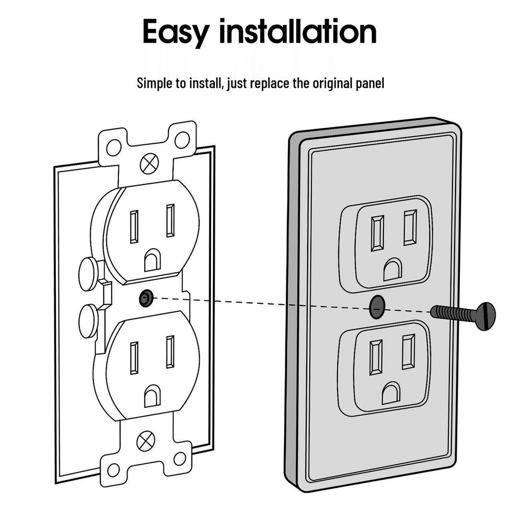 American Standard Anti-Shock Wall Socket Cover Sleeve
